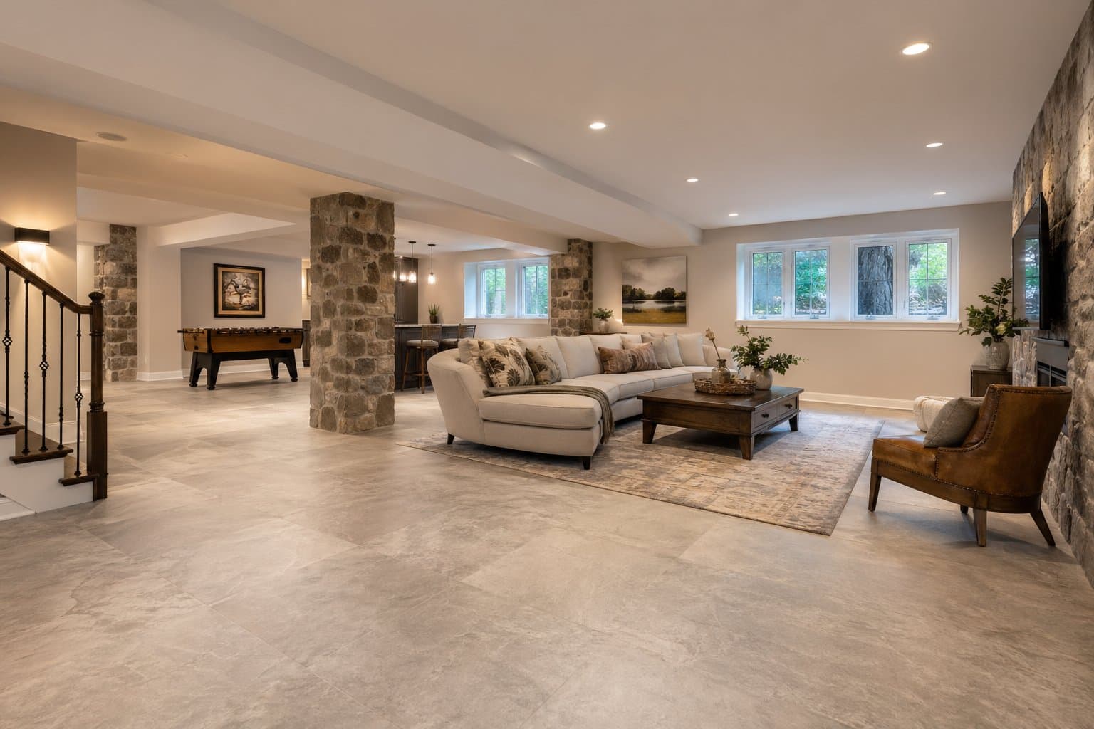 Tile for Your Finished Basement: A Chester County Homeowner’s Guide