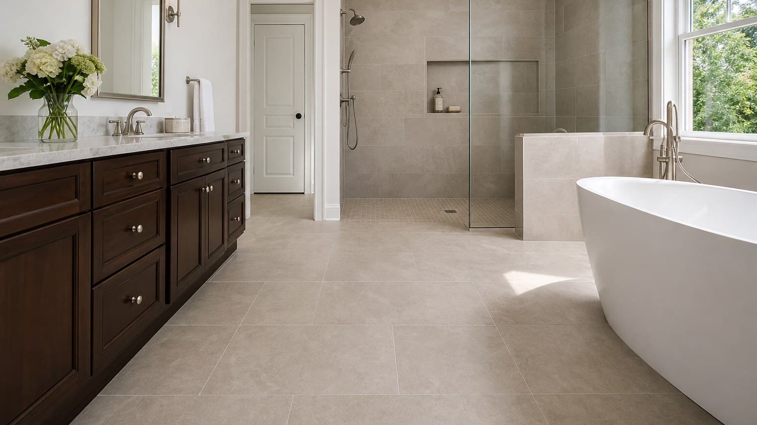 Bathroom Floor Tile Ideas for Chester County PA Homes