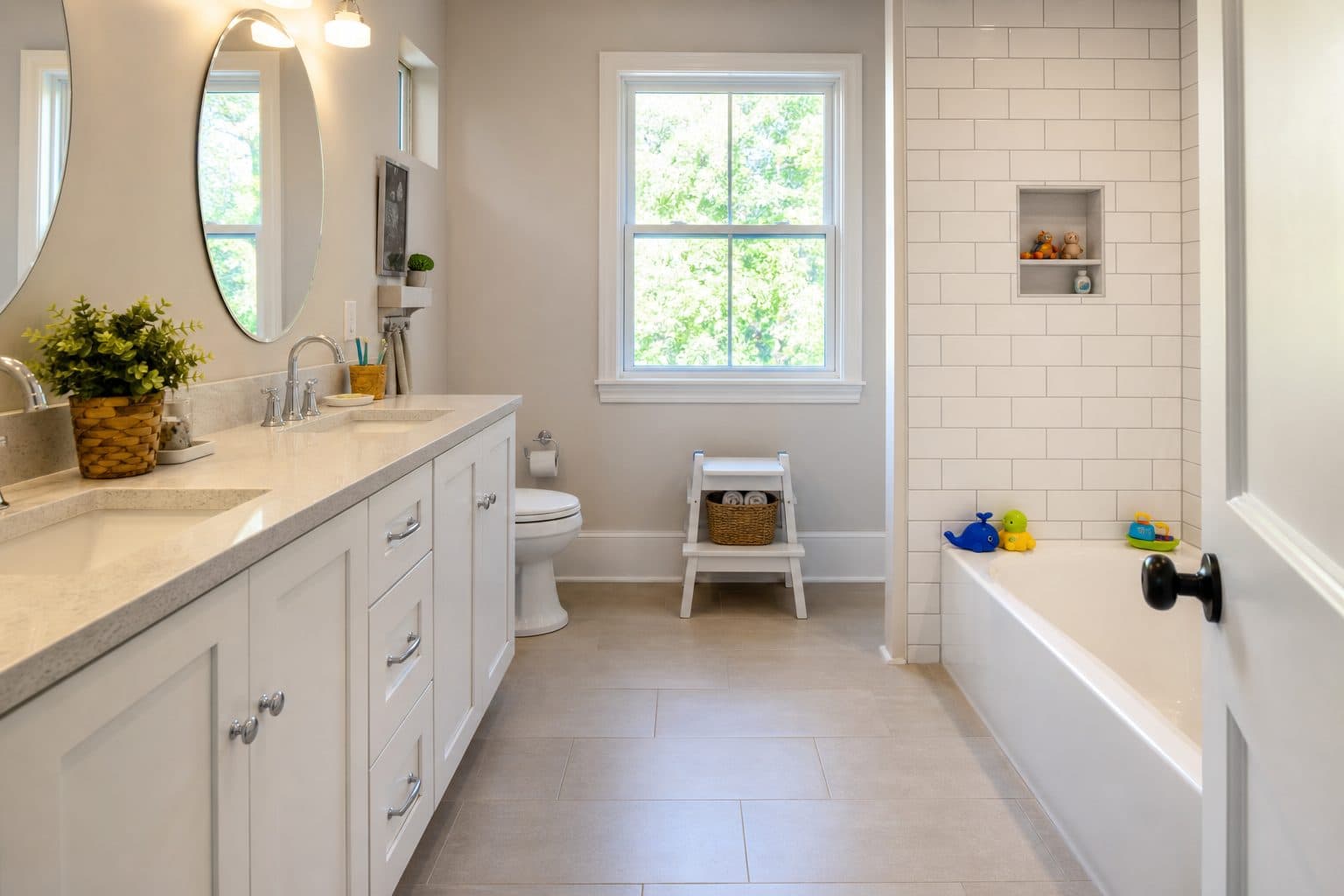 Family Bathroom Tile That Holds Up in Chester County PA