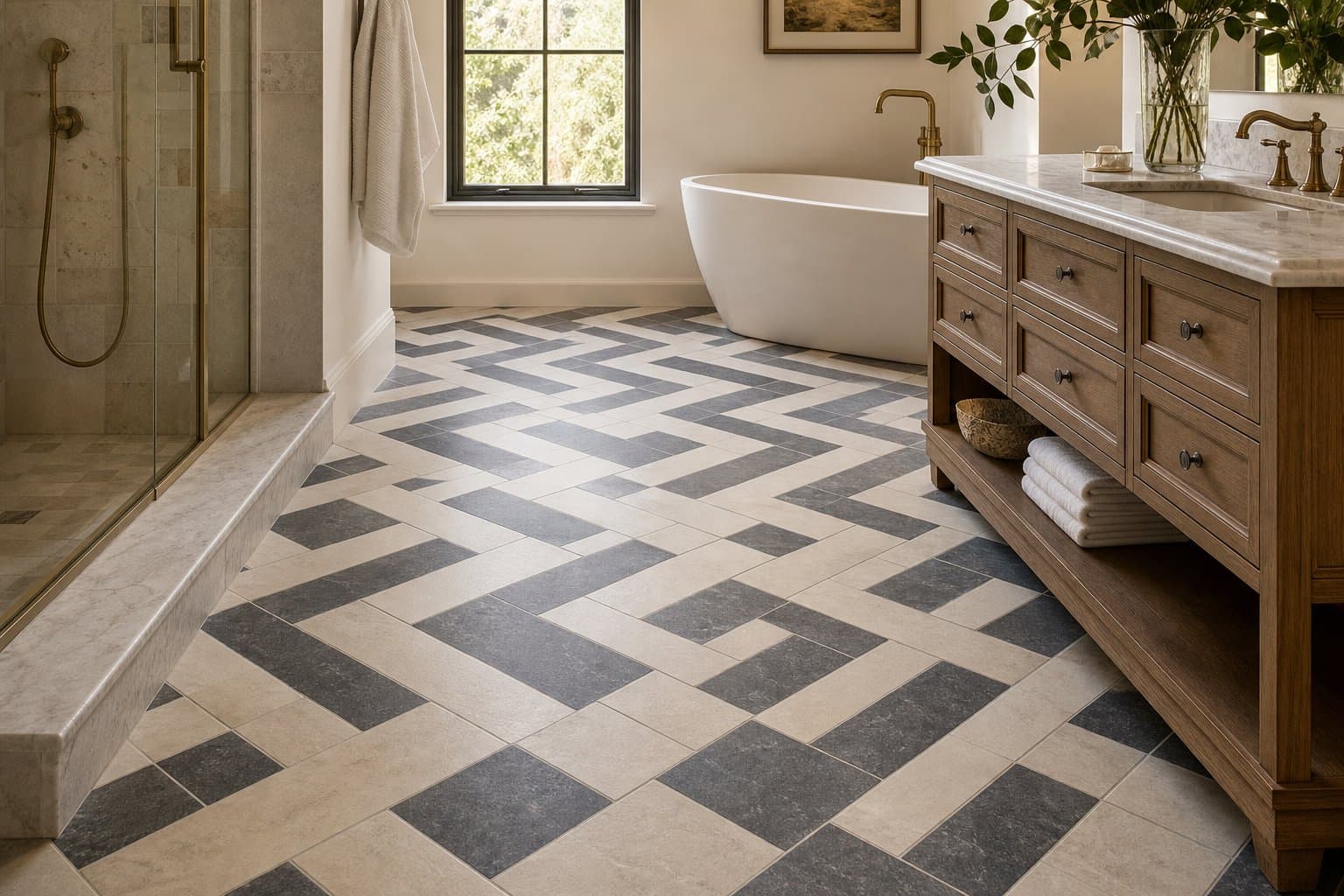 Herringbone & Chevron Tile Patterns: A Chester County Homeowner’s Complete Guide