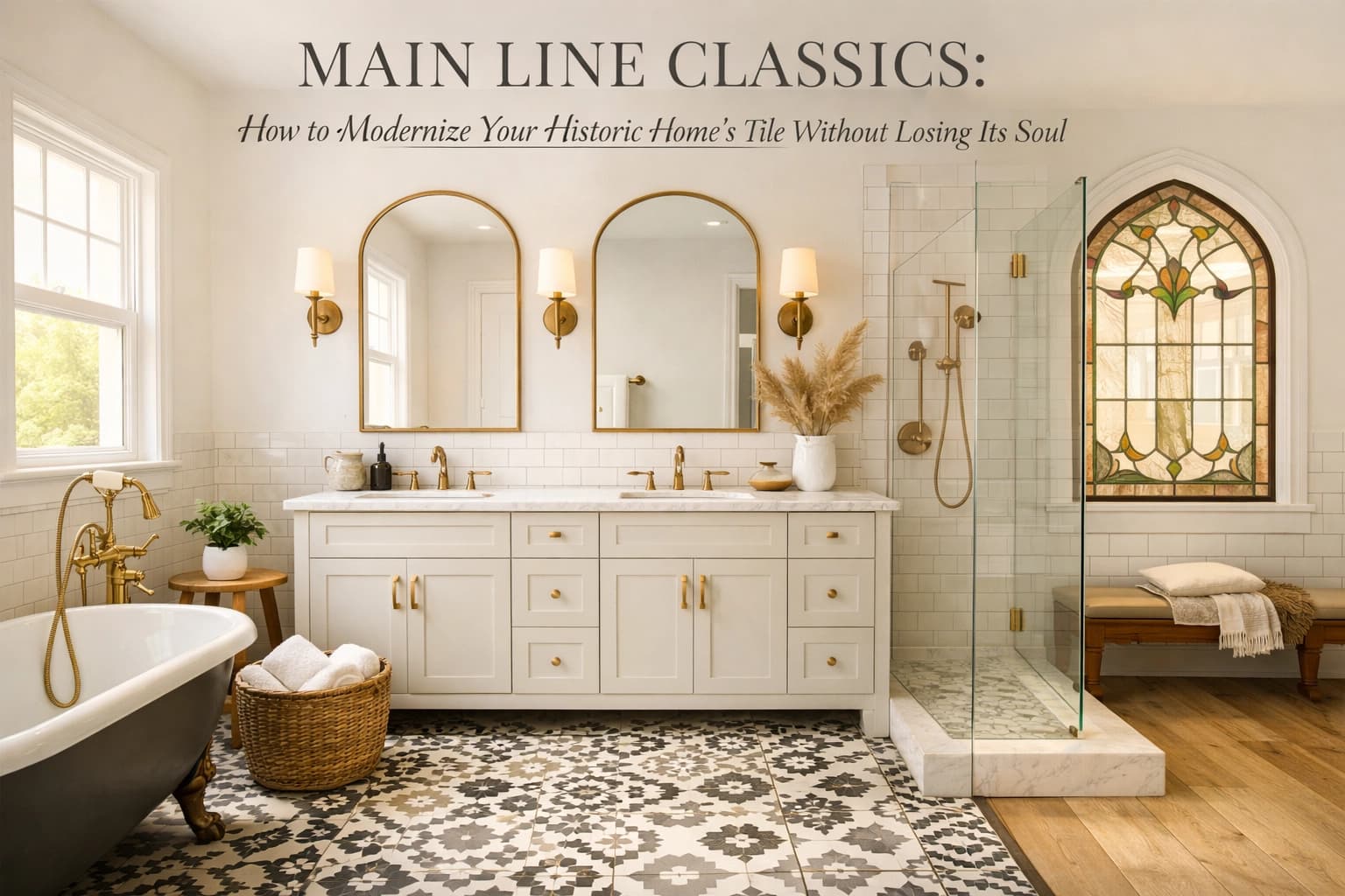 Main Line Classics: How to Modernize Your Historic Home’s Tile Without Losing Its Soul
