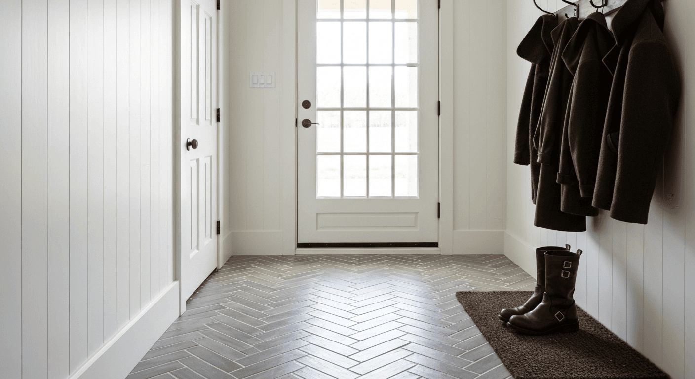 Mudroom and Entryway Tile Flooring: The Best Options for Chester County Homes