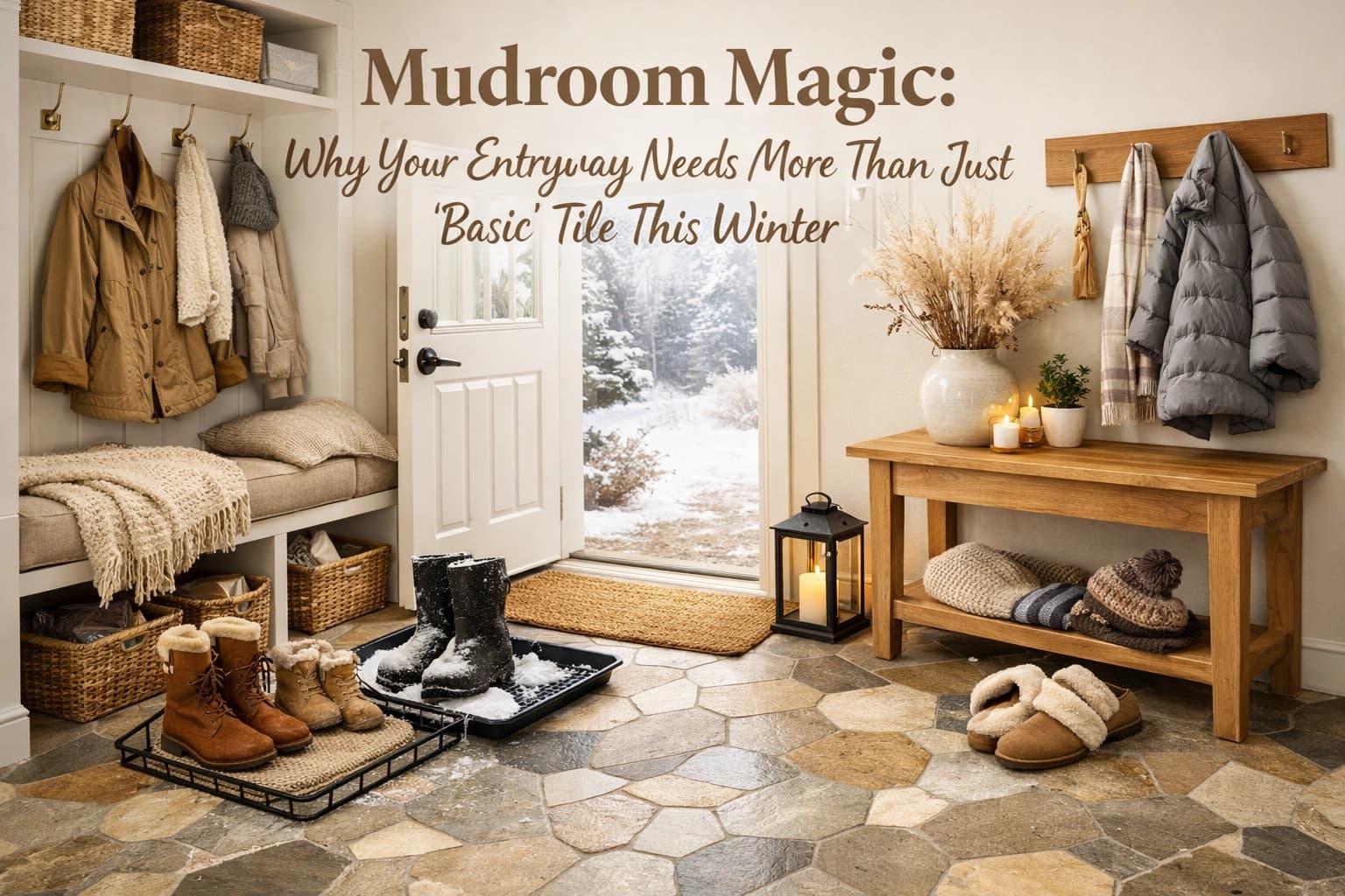 Mudroom Magic: Why Your Entryway Needs More Than Just ‘Basic’ Tile This Winter