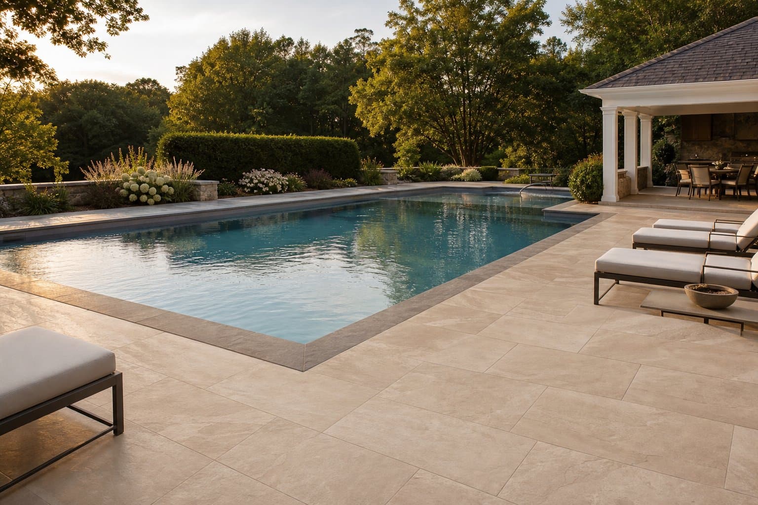 Pool Deck & Pool Surround Tile: A Chester County Homeowner’s Guide