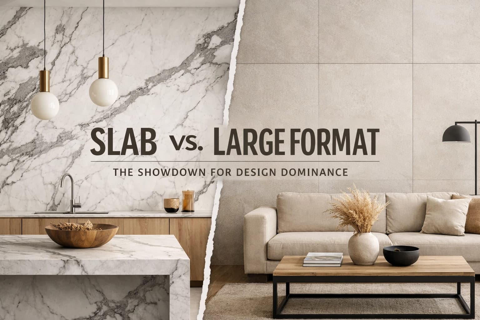 Slab vs. Large Format: The Showdown for Design Dominance