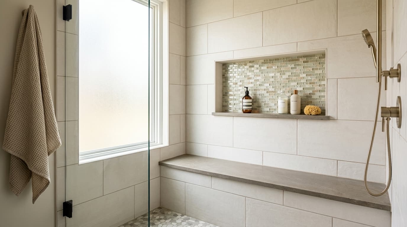 Shower Niches, Benches, and Built-Ins: The Tile Details That Make Chester County Bathrooms Feel Truly Custom