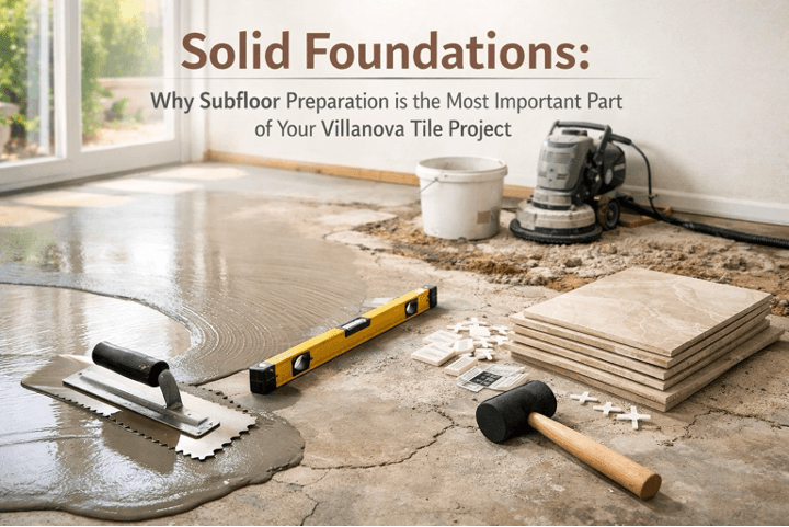Solid Foundations: Why Subfloor Preparation is the Most Important Part of Your Villanova Tile Project