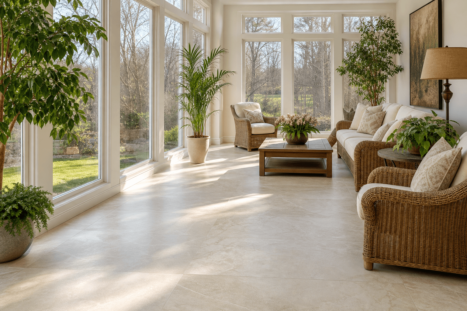 Sunroom Tile Installation in Chester County PA Homes