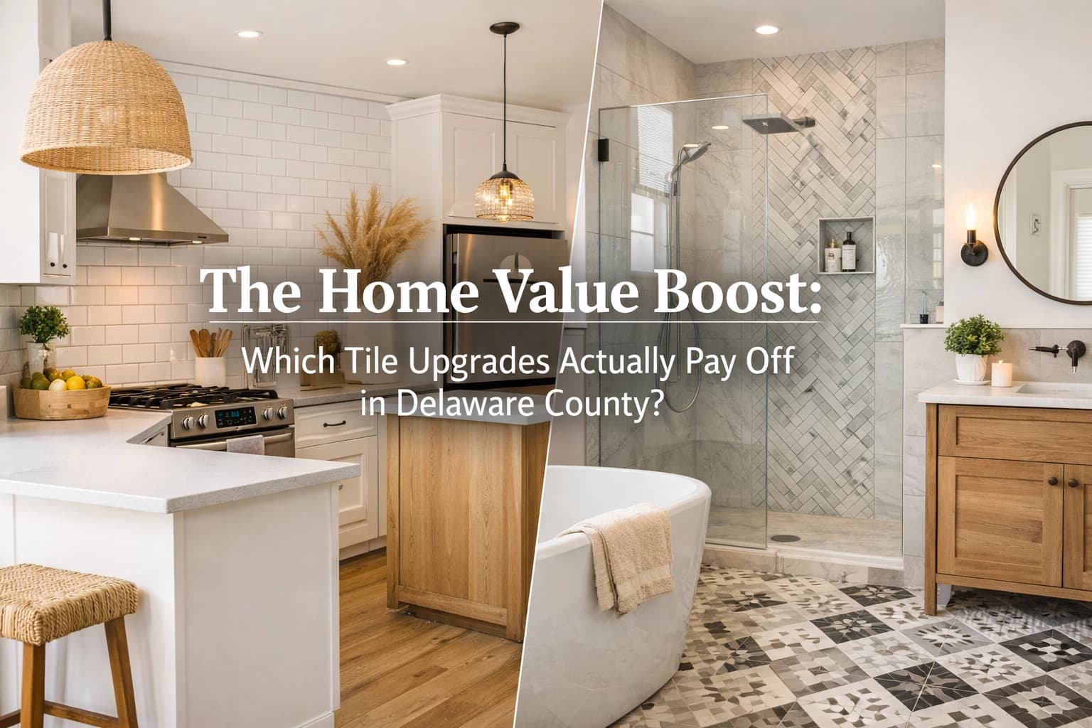 The Home Value Boost: Which Tile Upgrades Actually Pay Off in Delaware County?