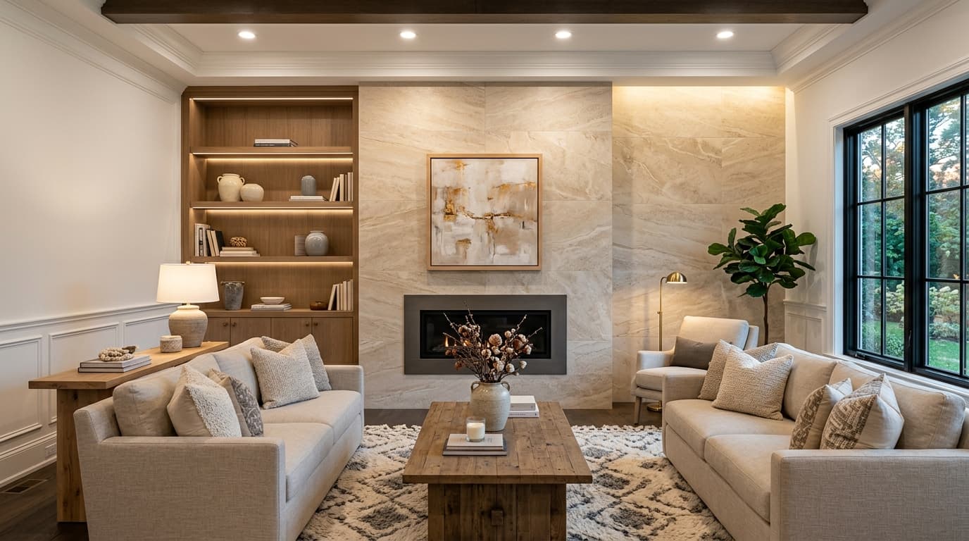 Tile Accent Walls: How Delaware County Homeowners Are Transforming Living Rooms and Dining Rooms